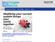 Tablet Screenshot of journeysoftwareinc.com